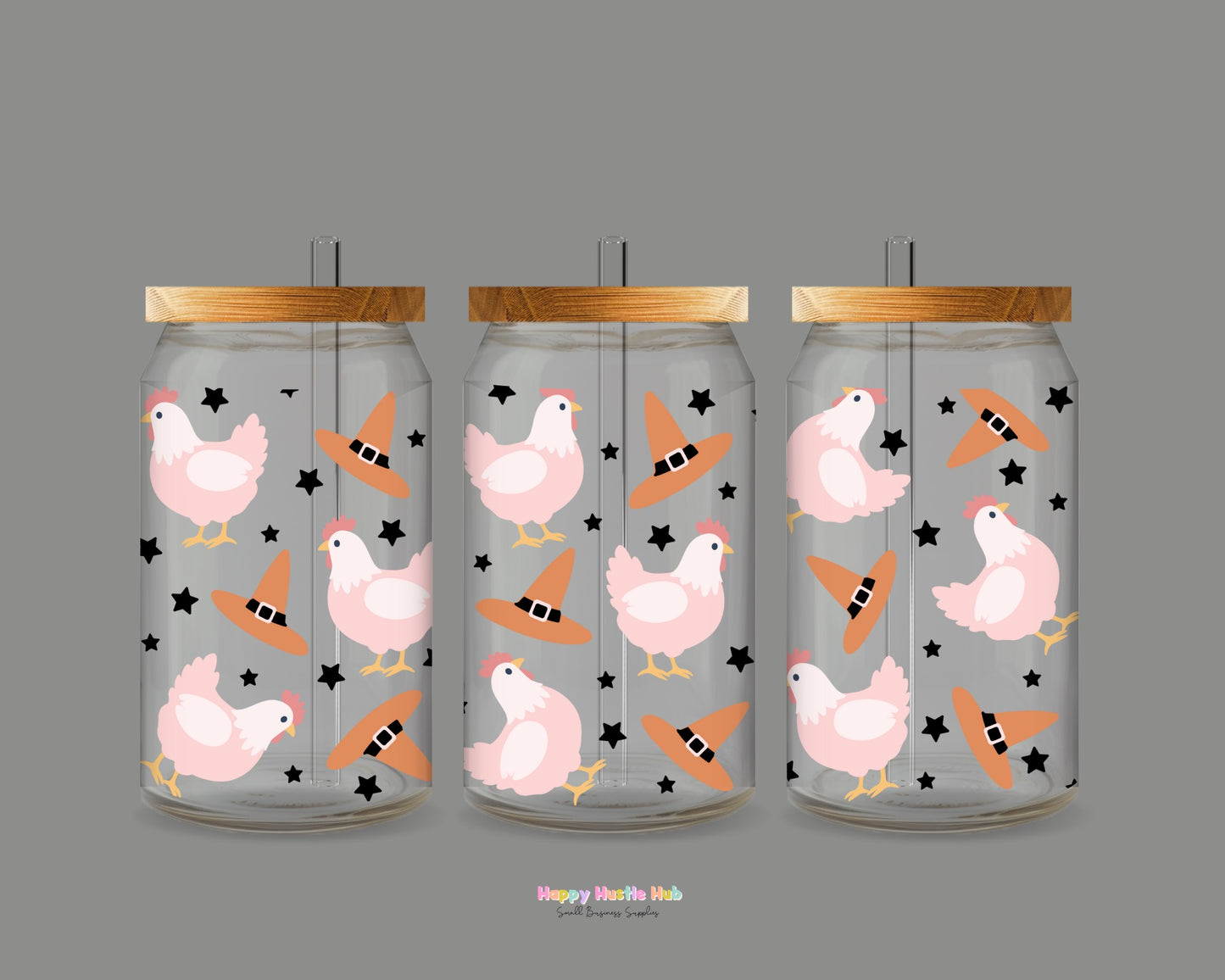 Clucky Witch UV DTF Wrap