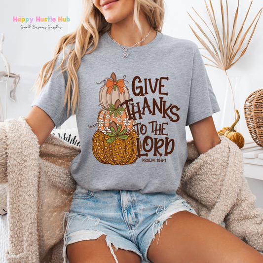 Give Thanks DTF Transfer