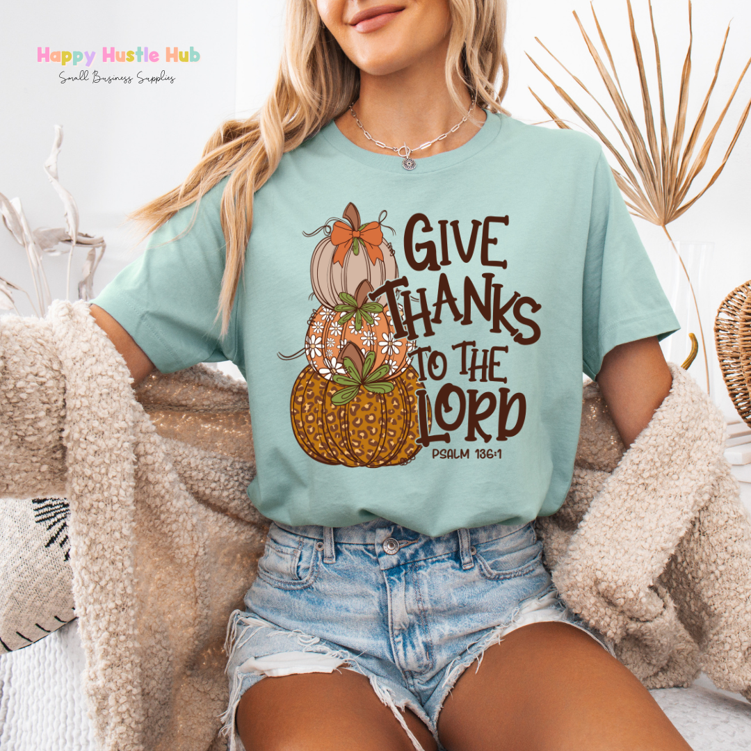 Give Thanks DTF Transfer