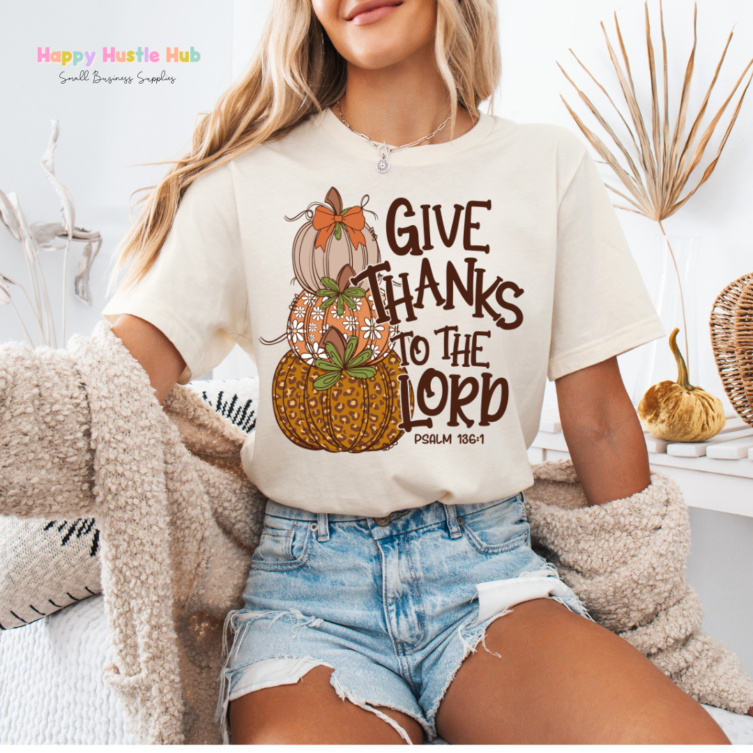 Give Thanks DTF Transfer