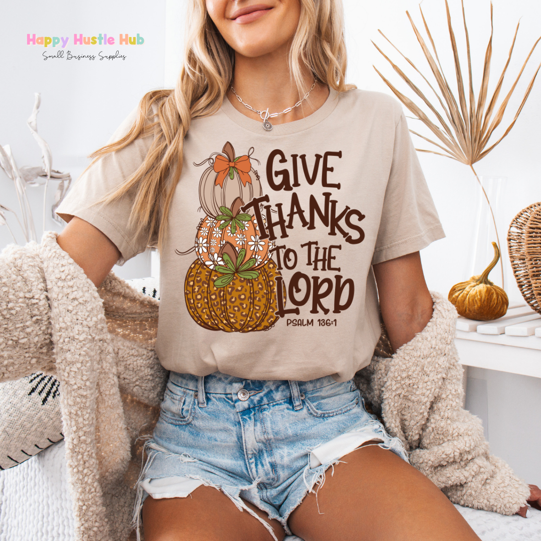 Give Thanks DTF Transfer