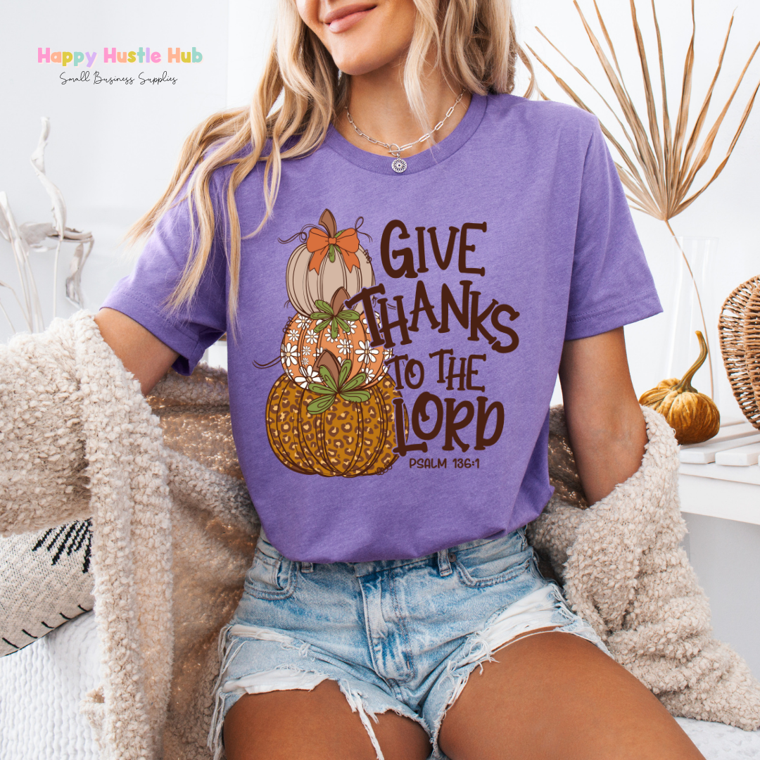 Give Thanks DTF Transfer