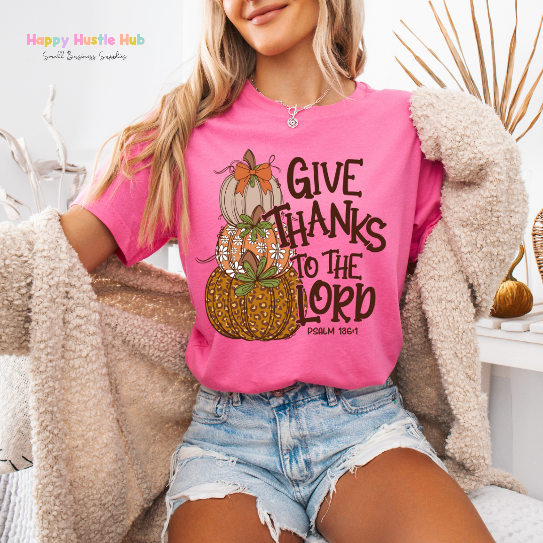 Give Thanks DTF Transfer
