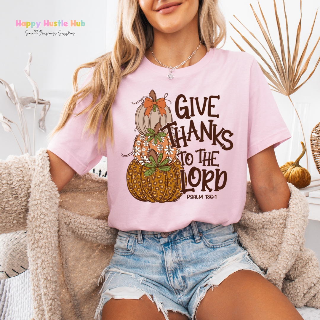 Give Thanks DTF Transfer