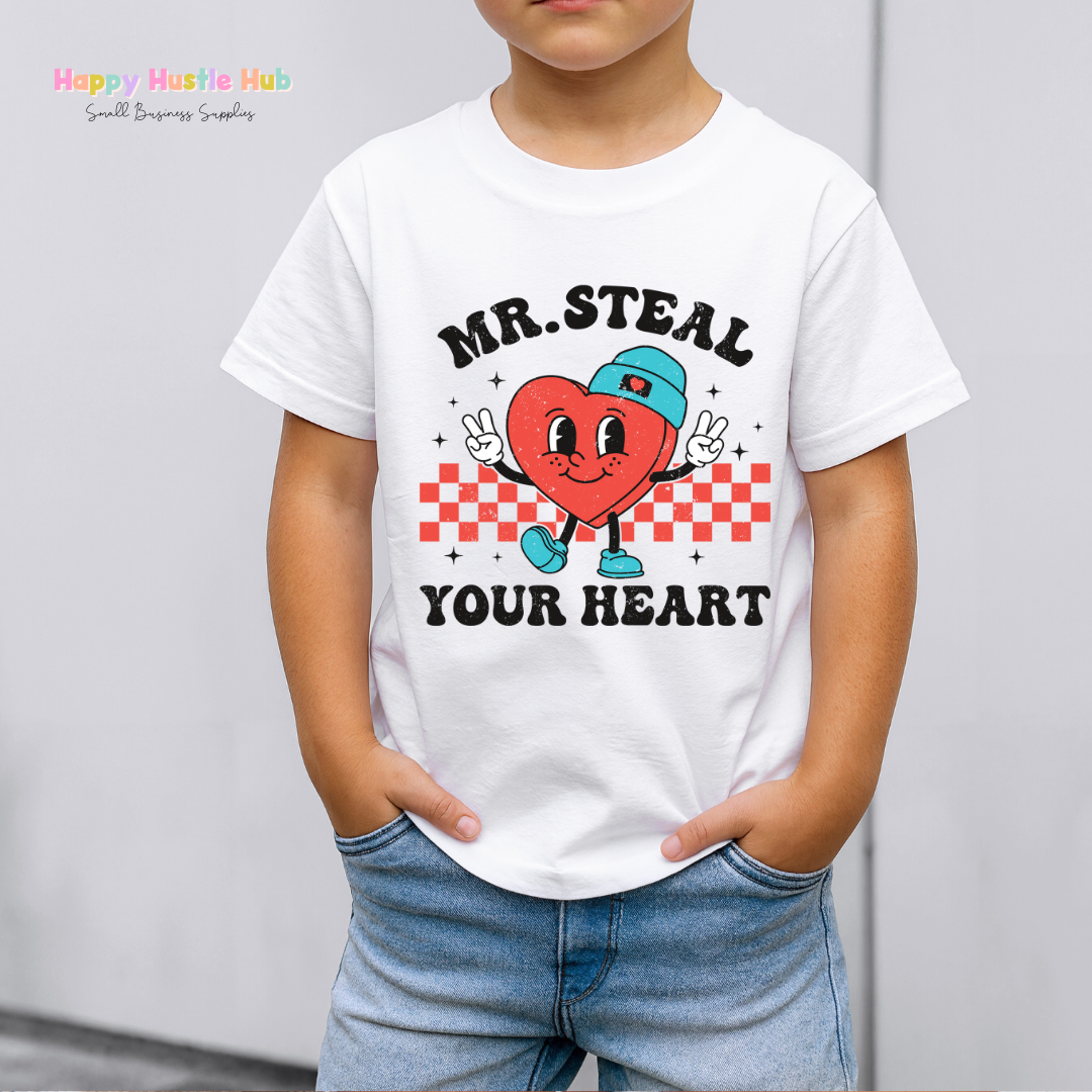 Mr. Steal Your Heart DTF Transfer -TODDLER/YOUTH