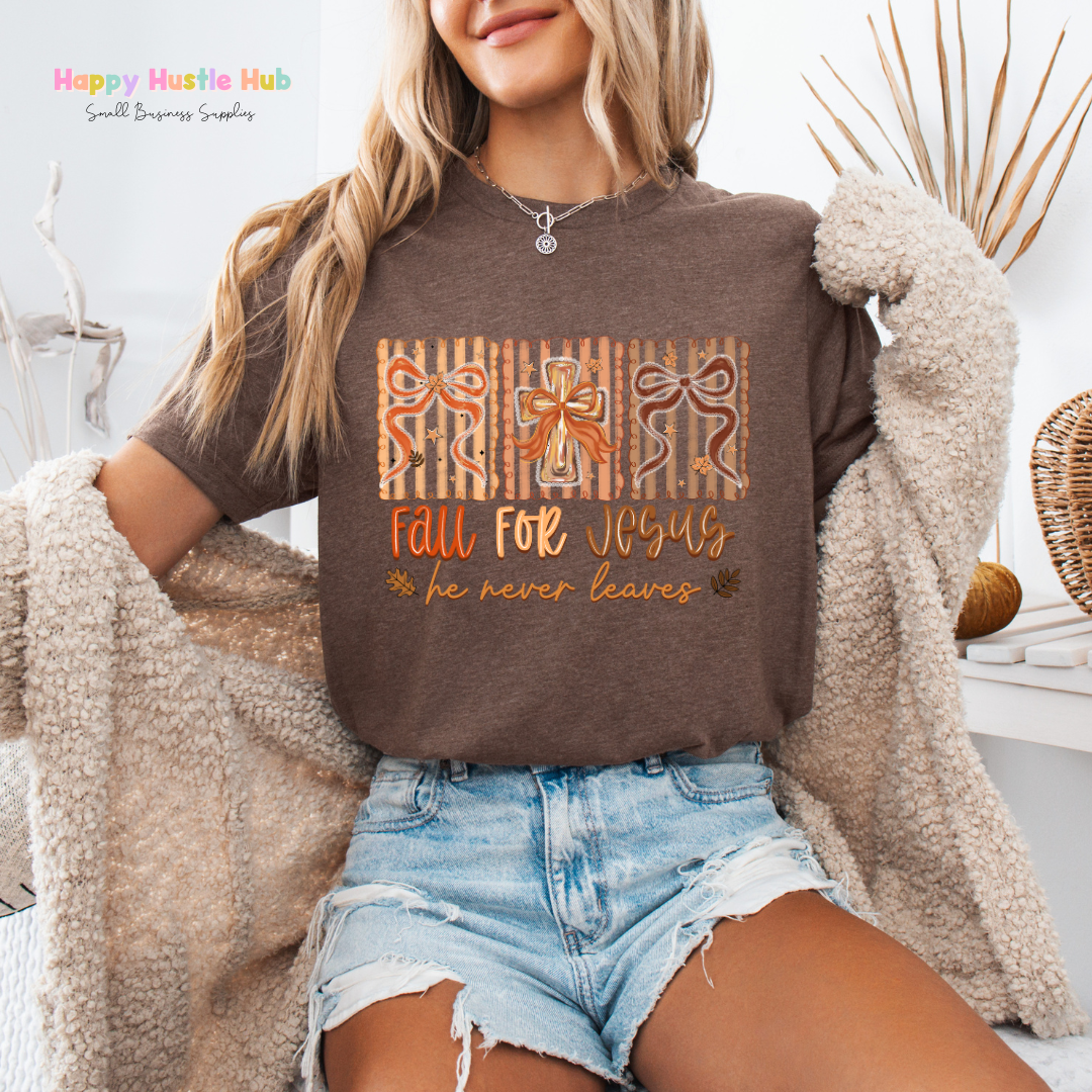 Fall For Jesus DTF Transfer
