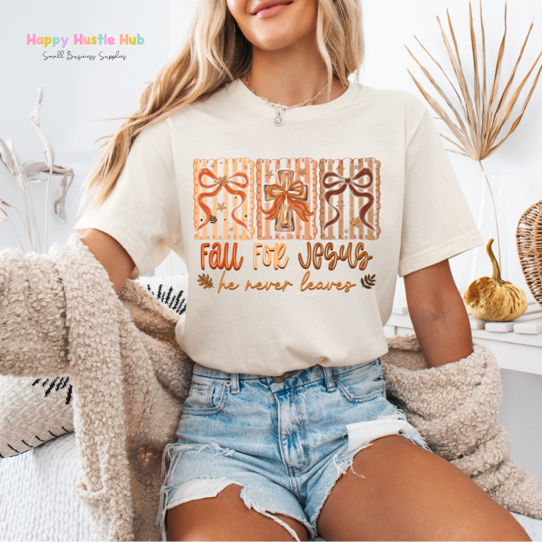 Fall For Jesus DTF Transfer