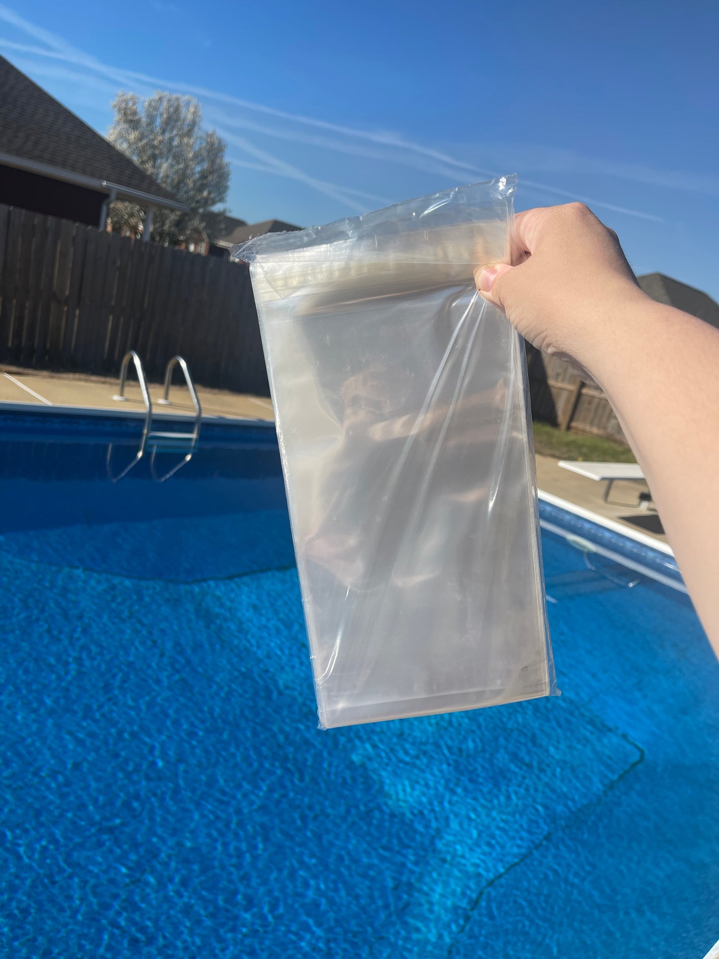 6x11 Clear Self Seal Bags