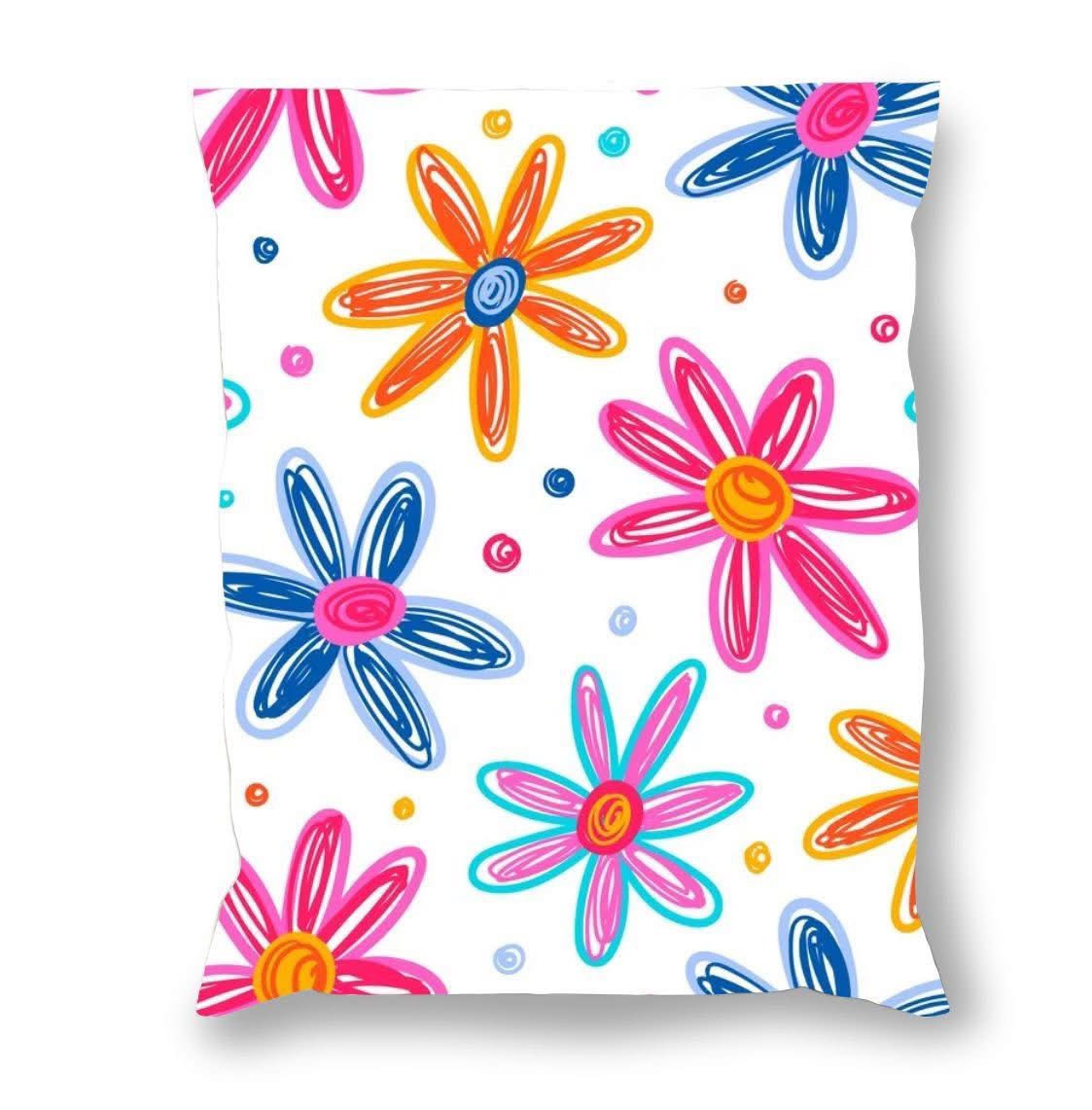 10x13 Flower Power Poly Mailer