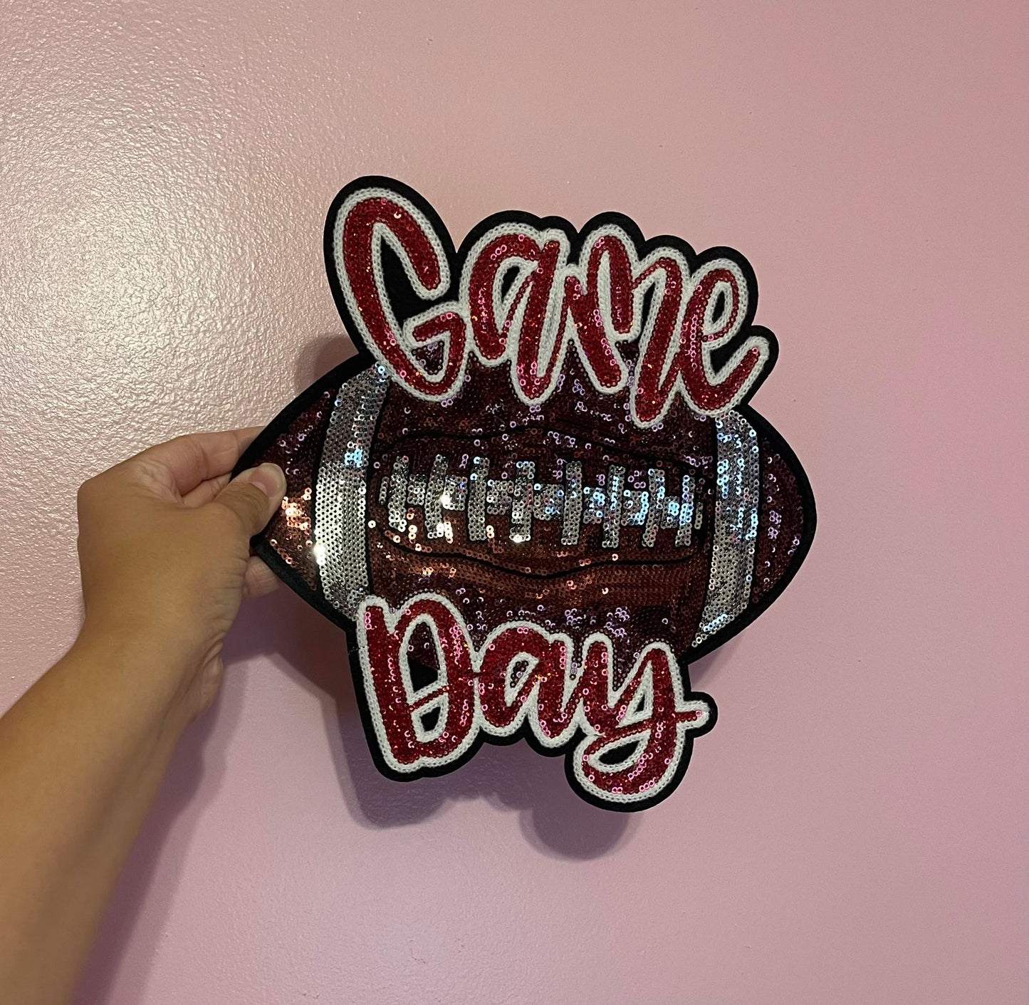 Game Day Football Chenille Patch