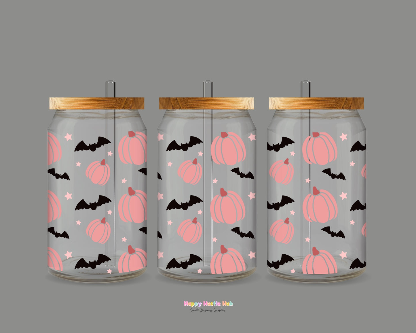 Girly Batoween UV DTF Wrap