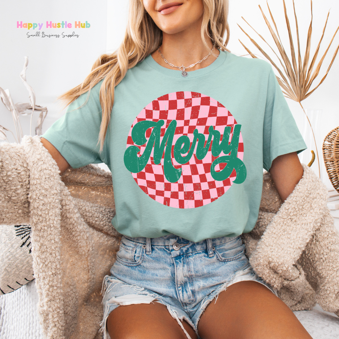 Merry Ornament DTF Transfer