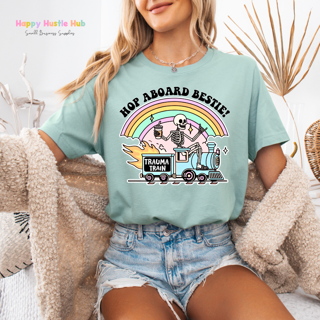Trauma Train Besties DTF Transfer