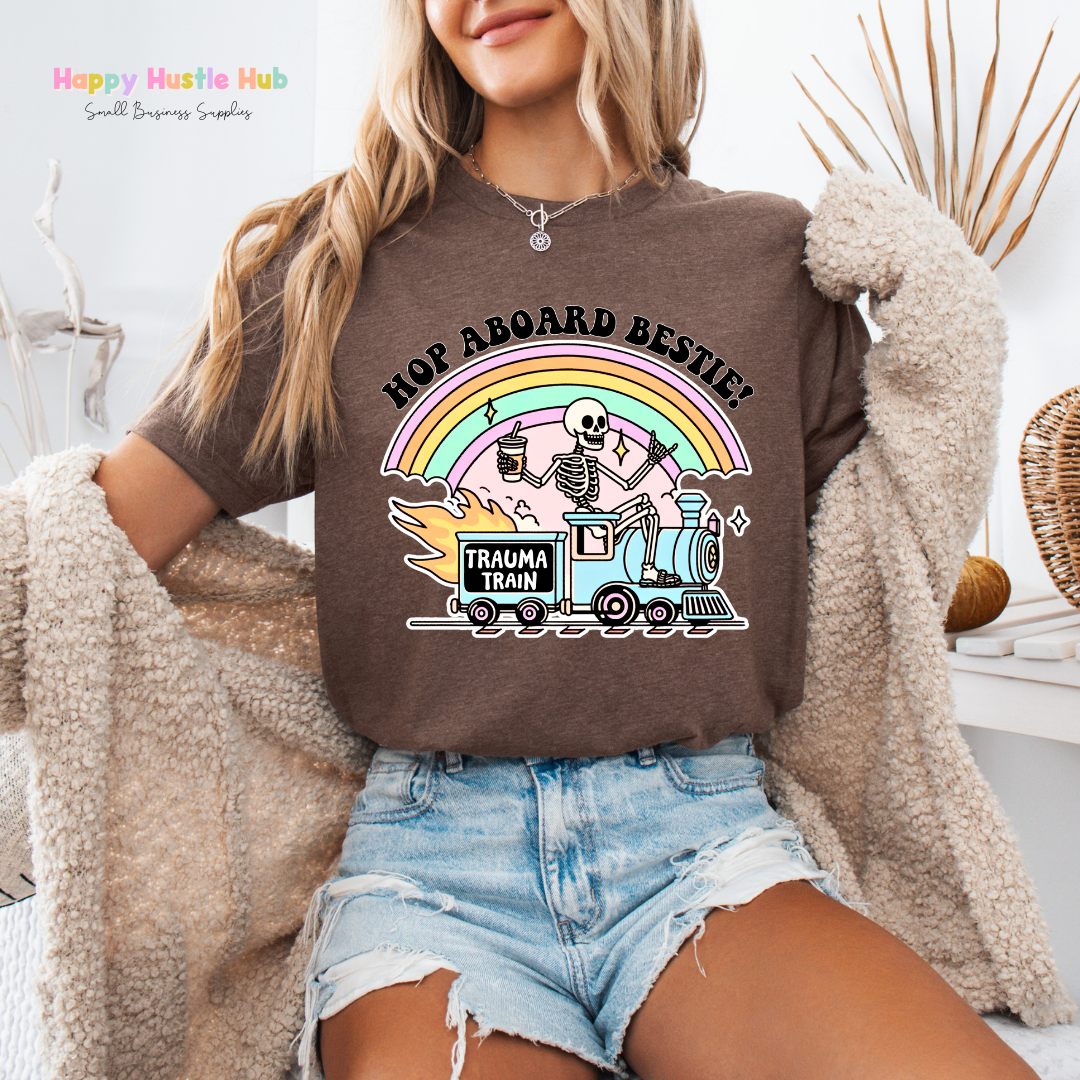 Trauma Train Besties DTF Transfer