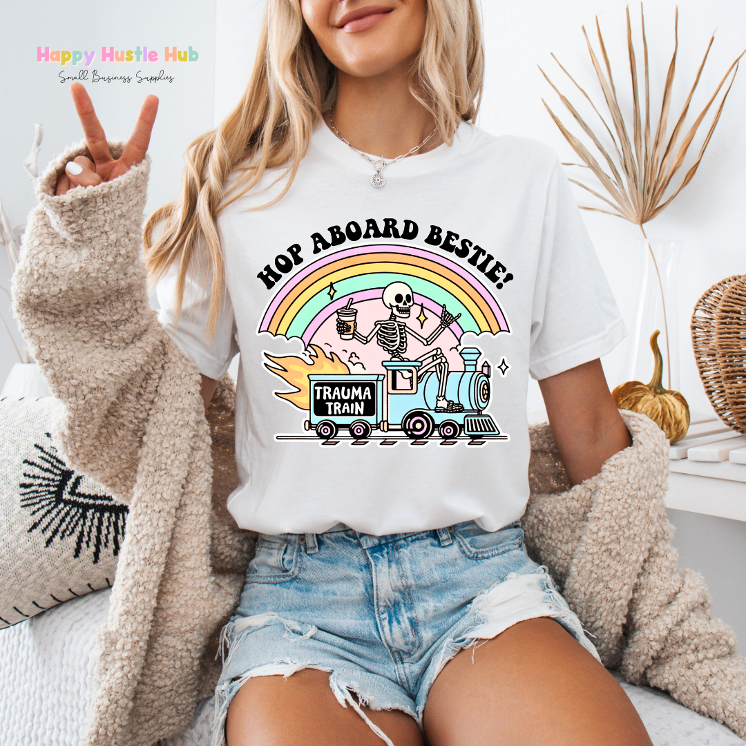 Trauma Train Besties DTF Transfer