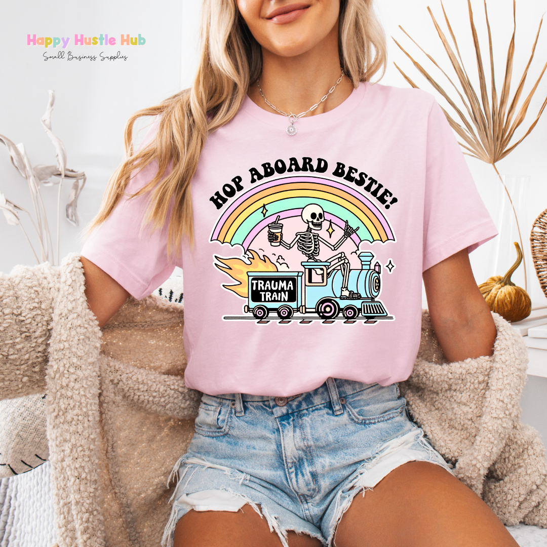 Trauma Train Besties DTF Transfer