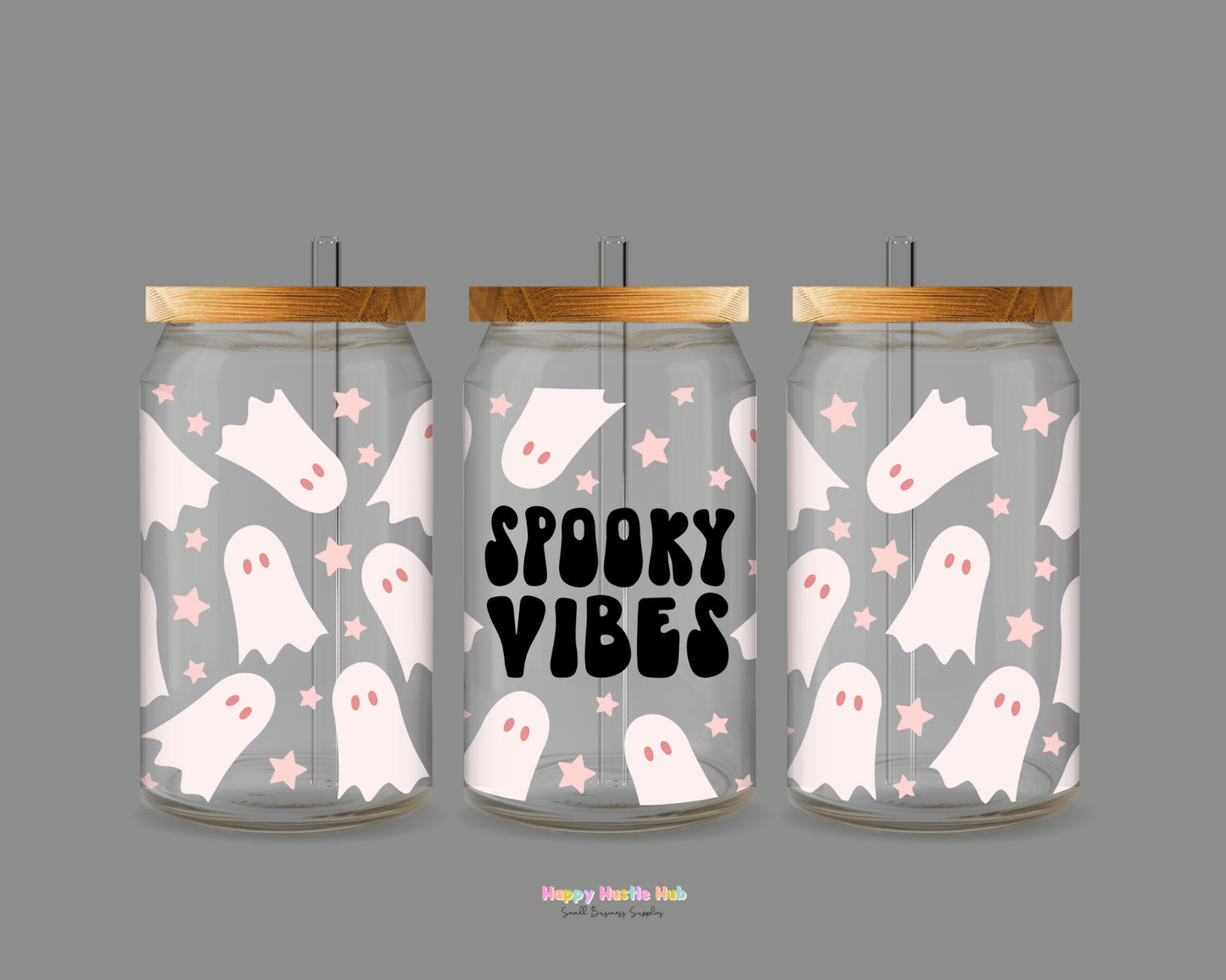 Spooky Vibes UV DTF Transfer