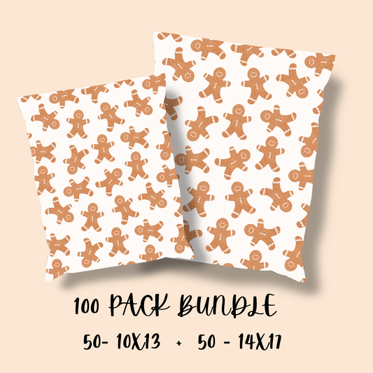 100 Pack Poly Mailer Bundle