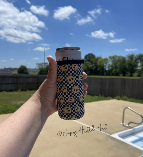Checkered Kinda Days Koozie