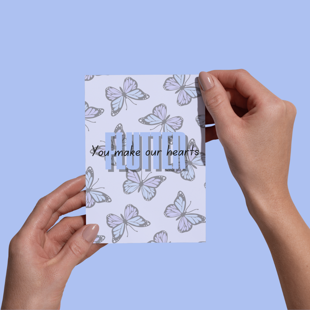 Butterfly Flutter Insert Cards