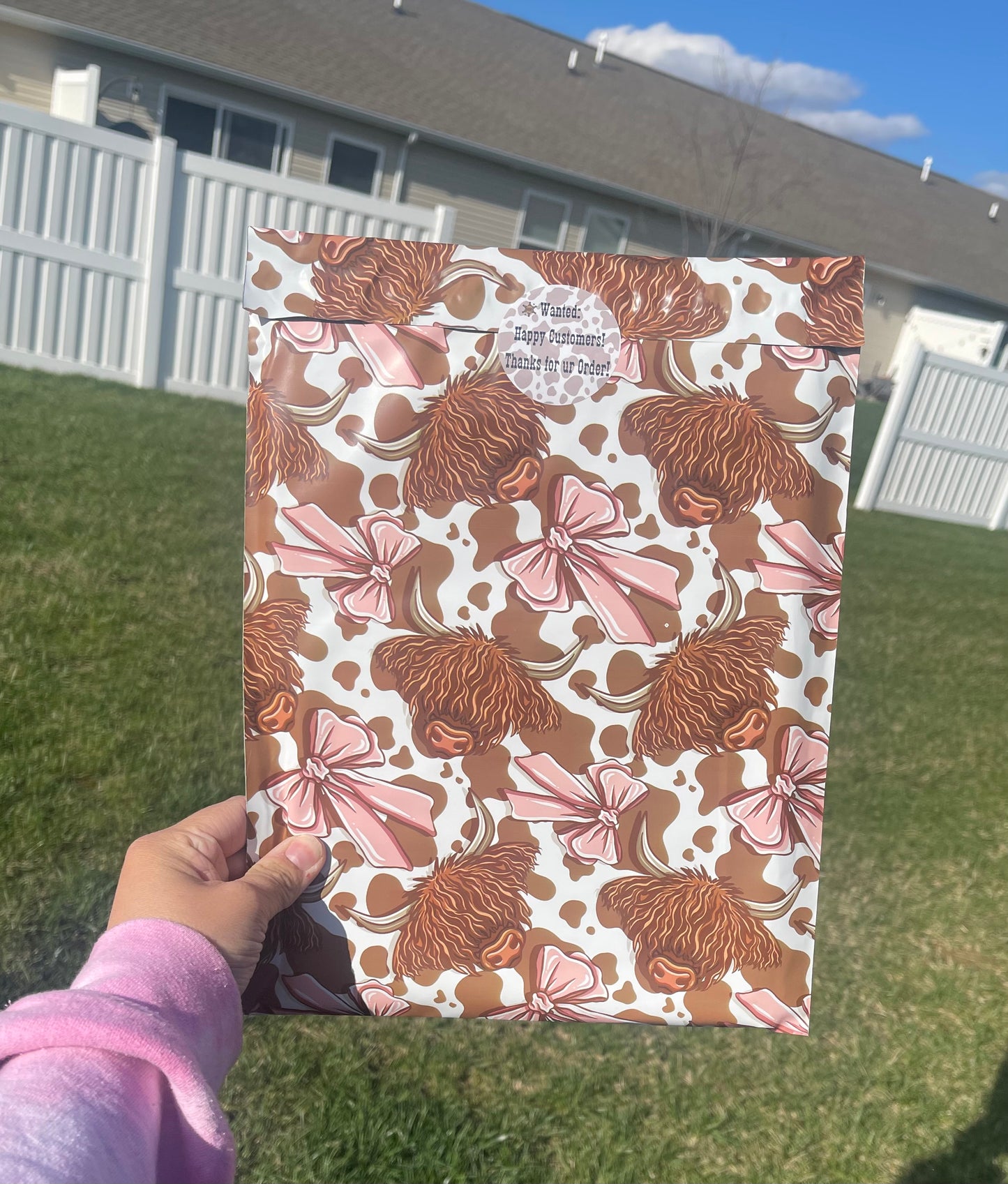 10x13 Sweet Southern Moo Poly Mailer