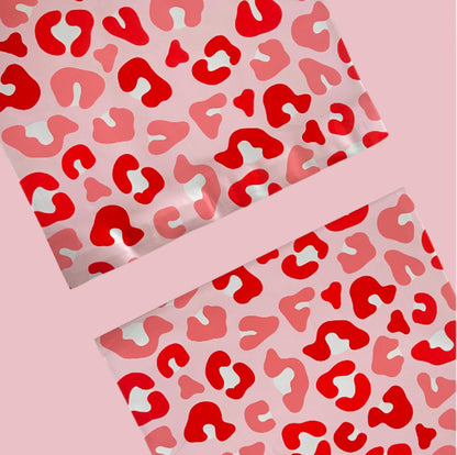 10x13 Pink Cheetah Poly Mailer