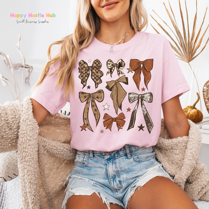 Western Bow Collage DTF Transfer