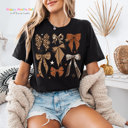 Western Bow Collage DTF Transfer