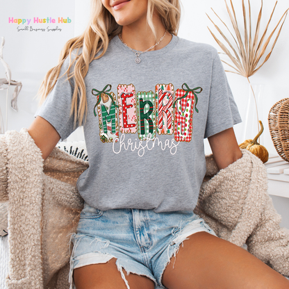 Merry Christmas Gift Tags DTF Transfer