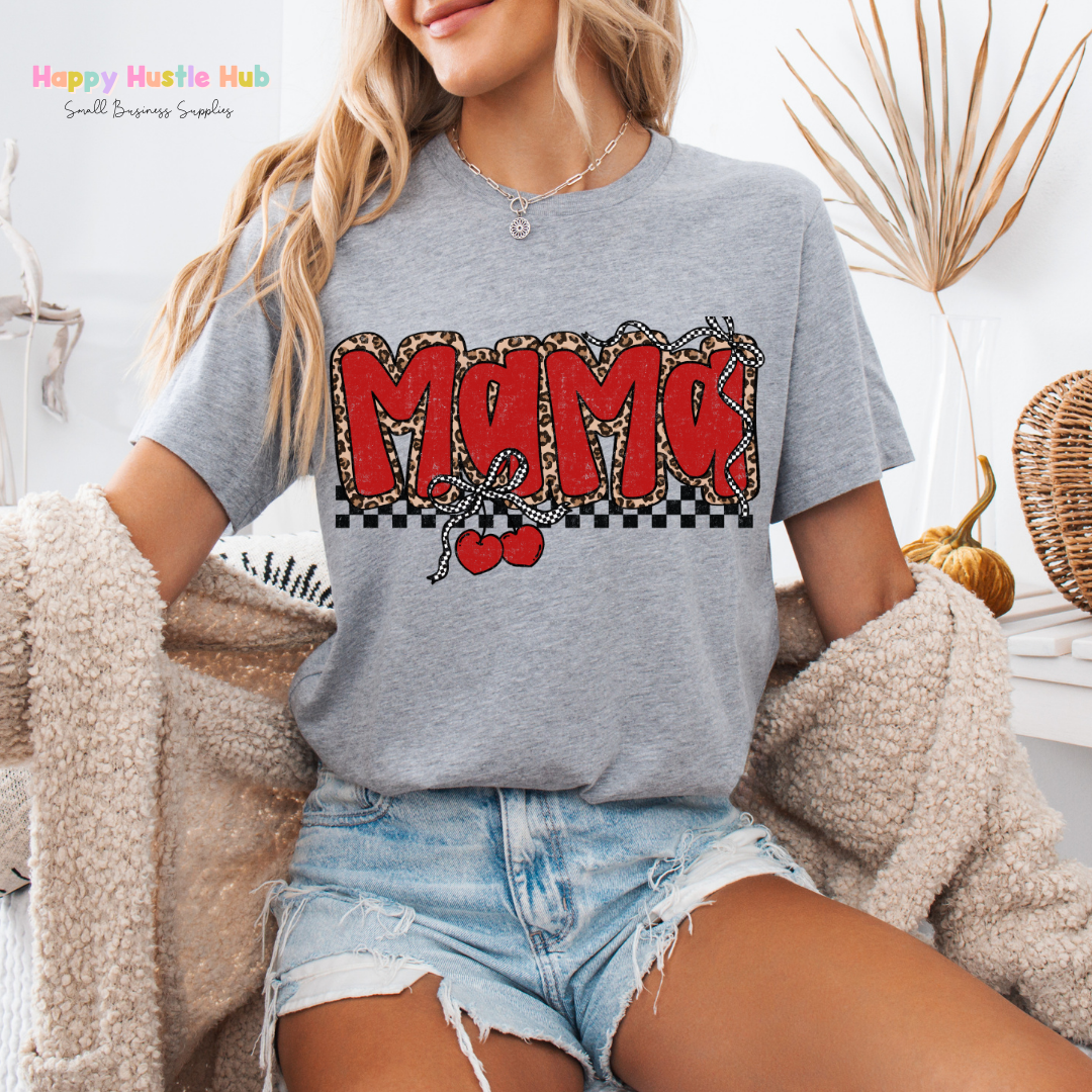 Cheetah Cherry Mama DTF Transfer