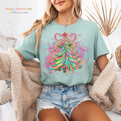 Pretty Christmas Tree DTF Transfer