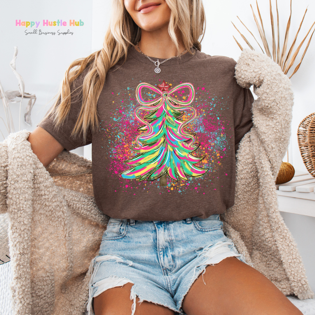 Pretty Christmas Tree DTF Transfer