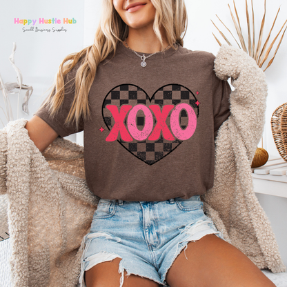 XOXO Heart DTF Transfer