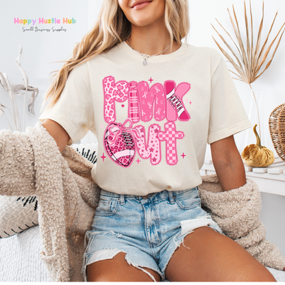 Pink Out DTF Transfer