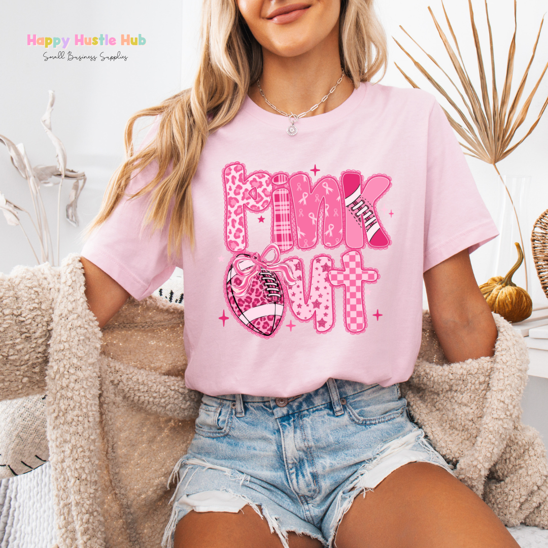 Pink Out DTF Transfer