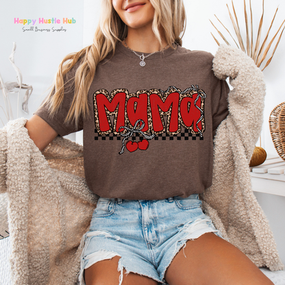 Cheetah Cherry Mama DTF Transfer