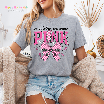 October Pink DTF Transfer