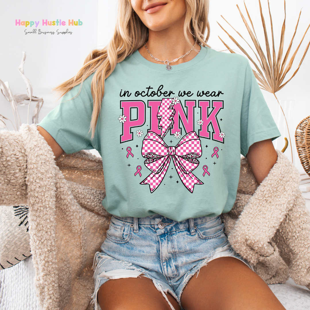 October Pink DTF Transfer