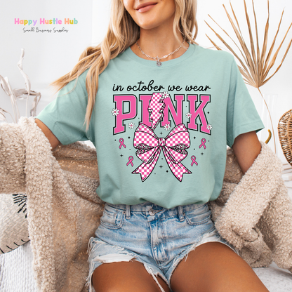 October Pink DTF Transfer