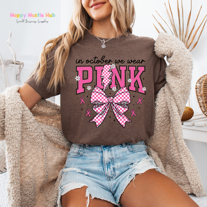 October Pink DTF Transfer