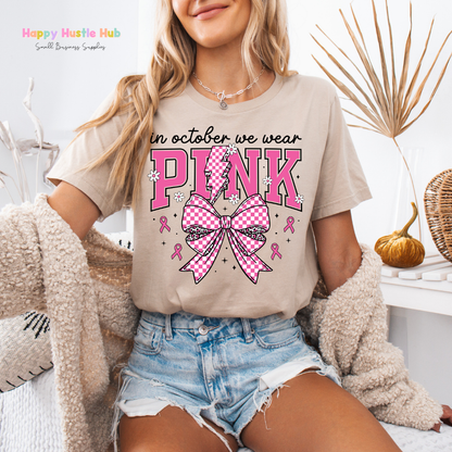 October Pink DTF Transfer