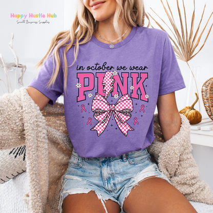 October Pink DTF Transfer