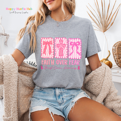 Faith over Pink DTF Transfer