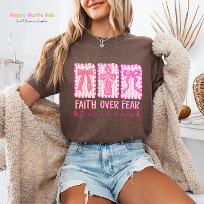 Faith over Pink DTF Transfer