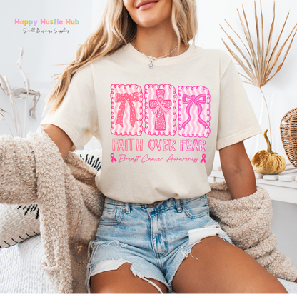 Faith over Pink DTF Transfer