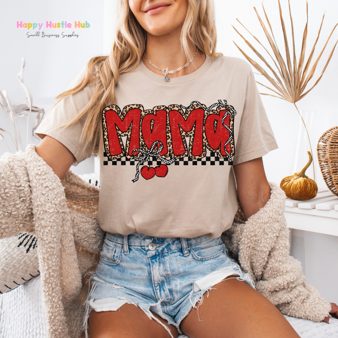 Cheetah Cherry Mama DTF Transfer