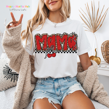 Cheetah Cherry Mama DTF Transfer