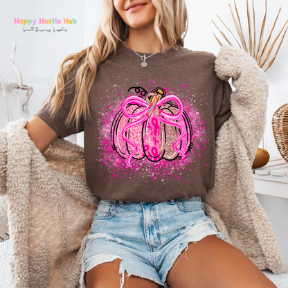 Pink Pumpkin DTF Transfer