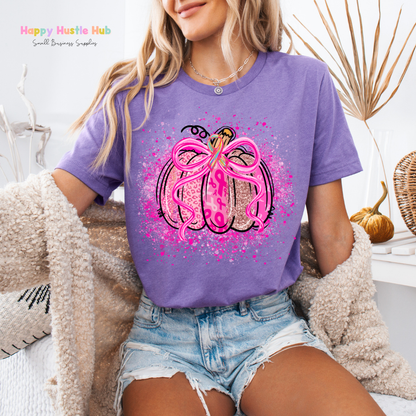 Pink Pumpkin DTF Transfer