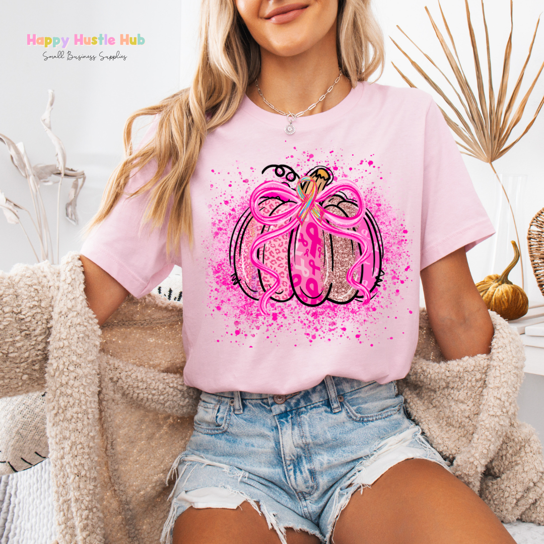 Pink Pumpkin DTF Transfer